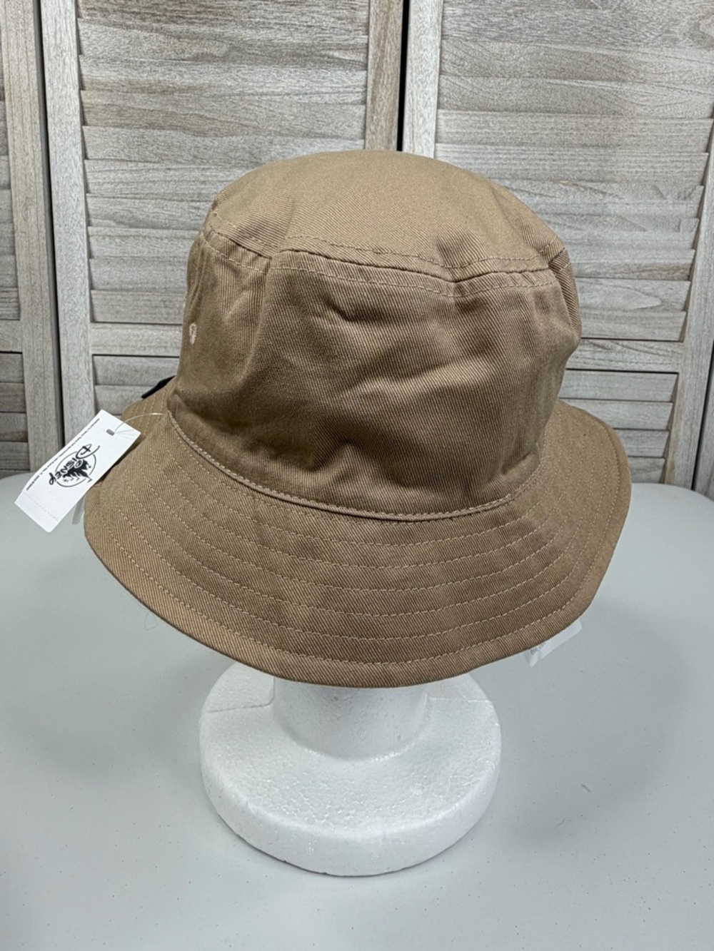 DISNEY Magic Kingdom Tiki Room Themed Reversible Bucket Hat Tan/Multi-OS - Picture 4 of 5